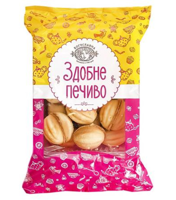 BOGUSLAVNA Oreshki Walnut Cookies with Boiled Condensed Milk - 450g (best before 06.04.26)
