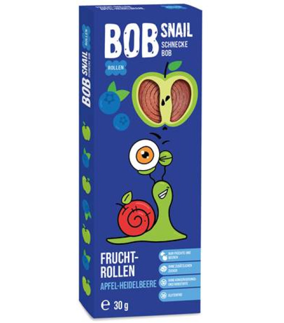 BOB SNAIL Apple-blueberry Sweets No Sugar Roll - 30g (best before 24.11.25)