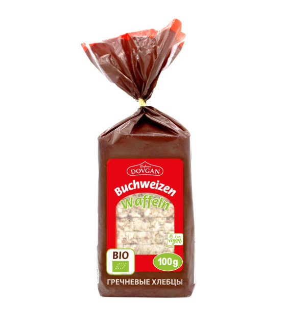 DOVGAN Buckwheat Waffles Crispy Breads - 100g (best before 31.03.26)
