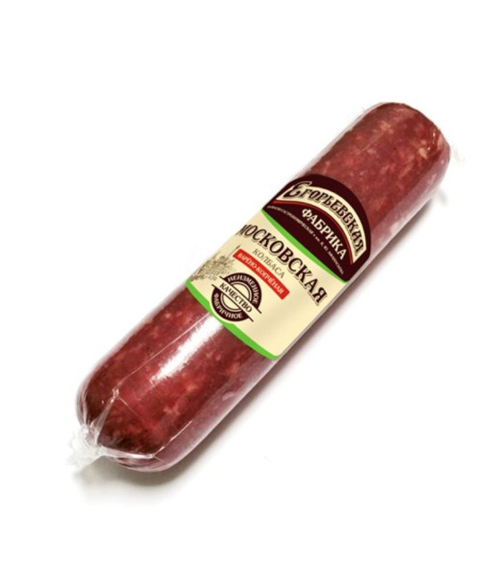EGORYEVSKAYA Boiled Smoked Sausage "Moskovskaya" Piece - 350g (best before 21.08.26)