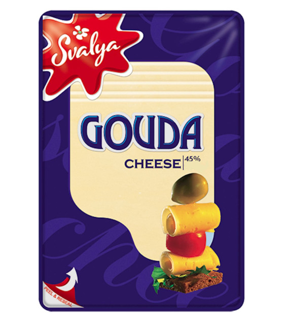 SVALIA Sliced Cheese "Gouda" 45% - 200g (best before 14.11.25)
