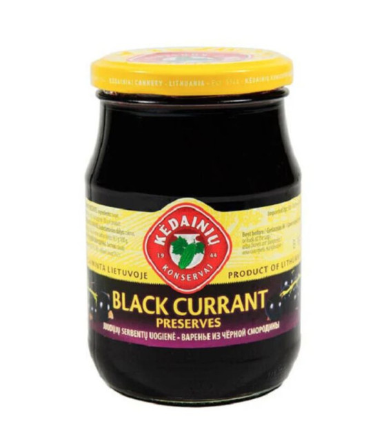 KEDAINIU Black Currant Preserves - 430g (best before 19.04.27)