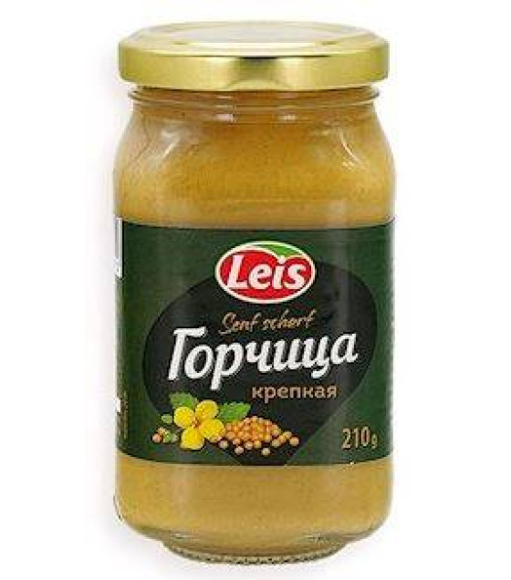 LEIS Mustard "Russkaja" - 210g (best before 11.11.25)