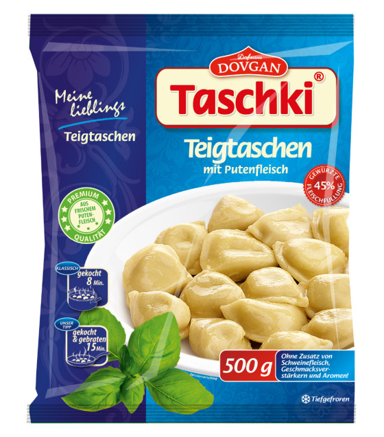 DOVGAN Dumplings Pelmeni with Turkey - 500g (best before 16.01.26)