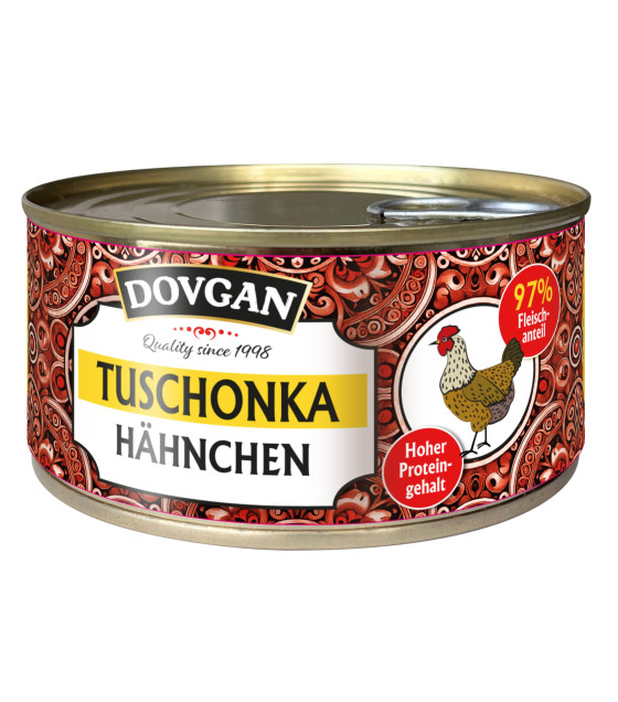 DOVGAN Chicken Canned Stew Tushonka - 325g (best before 01.06.27)