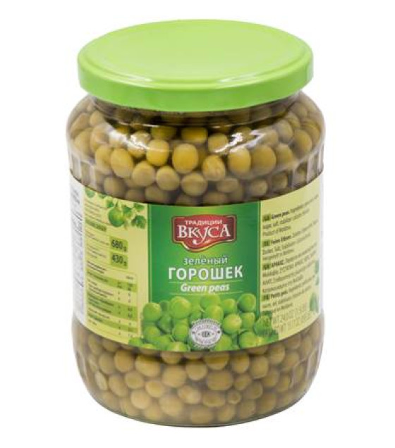 TRADITSYI VKUSA Green Peas - 720g (best before 10.05.26)