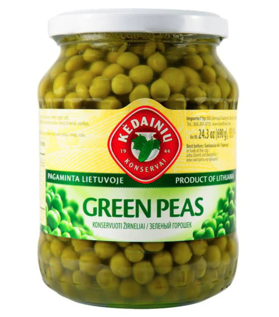 KEDAINIU Green Peas - 690g/450g (best before 30.01.25)