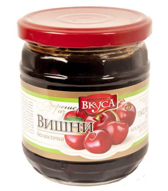 TRADITSYI VKUSA Cherry Without Stone Preserve LUX - 500g (best before 20.10.26)