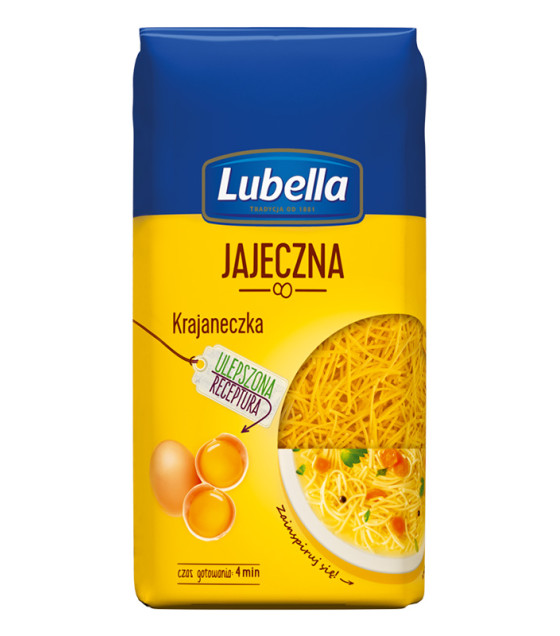 LUBELLA  "Jajeczna Krajaneczka" 2 Eggs Noodles - 250g (best before 12.03.28)