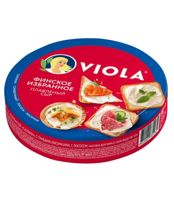 VIOLA Assorted Processed Cheese Mix "Finland" - 130g (best before 01.08.25)