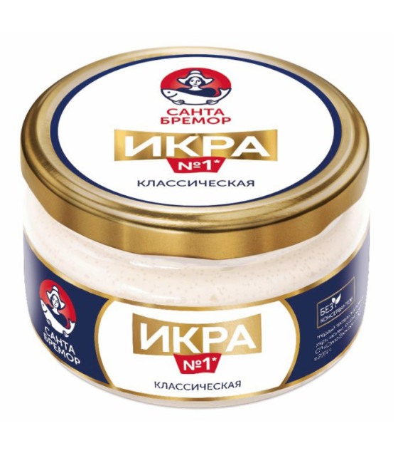 SB Capelin caviar Caviar White No. 1 classic granular - 180g (best before 27.09.25)