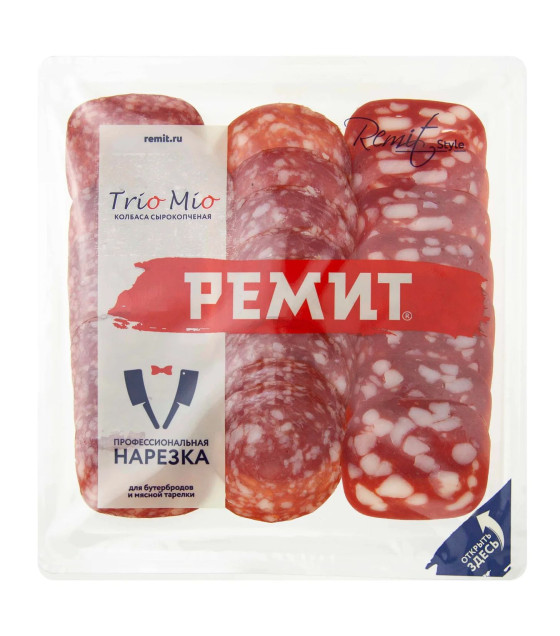 REMIT 3-1 Assorted Raw Cooked Sausage Sliced - 100g (best before 23.11.24)