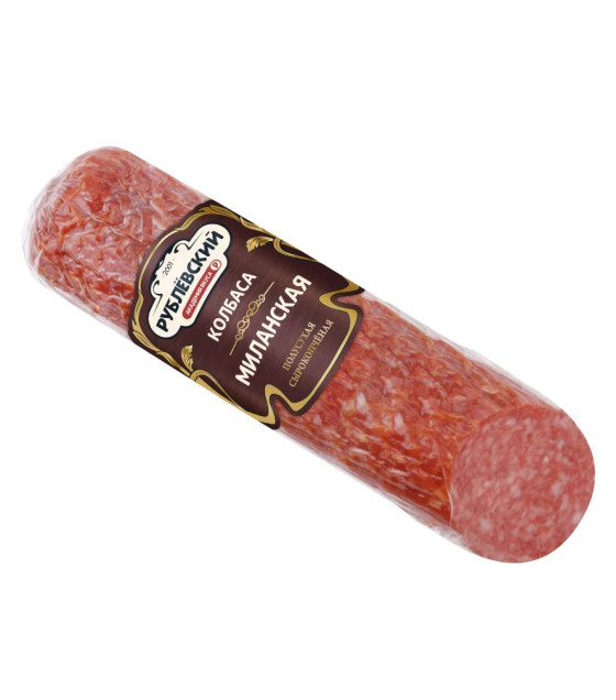 RUBLEVSKY Semi-dry Raw Smoked Sausage "Milan"- 270g (best before 09.02.25)