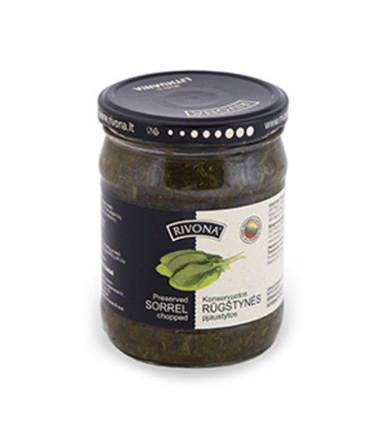 RIVONA Pickled Sorrel Chopped - 450g (best before 15.12.25)