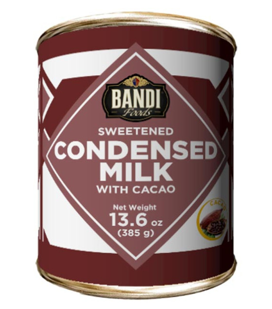 BANDI Sweetened Condensed Milk with Cacao 4% - 385g (best before 12.12.24)