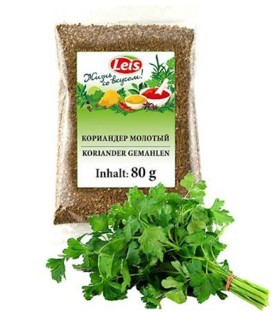 LEIS Сoriander Ground Cilantro (Kinza) - 80g (best before 07.05.25)