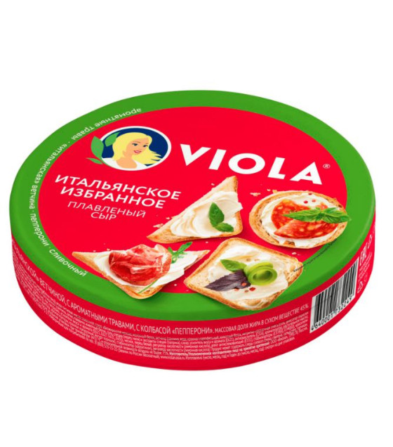 VIOLA Assorted Processed Cheese Mix "Italian" - 130g (best before 31.05.25)