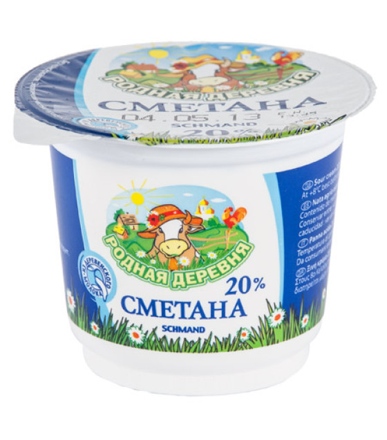 RODNAYA DEREVNYA  Sour Cream 20% - 250g (best before 11.04.25)