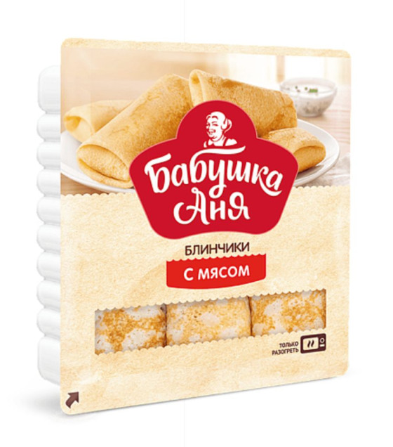 BABUSHKA ANYA Pancakes with Meat (6 pcs) - 420g (best before 29.09.26)