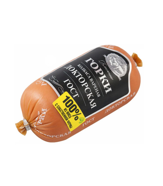 GORKI Cooked Sausage "Doctor's GOST" - 400g (best before 05.02.26)