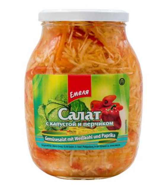 EMELA Salad with Pickled Cabbage and Bell Pepper - 900g (best before 27.02.27)