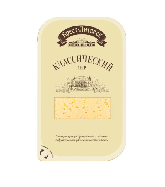 BREST LITOVSK Cheese "Classic" 45% slices - 150g (best before 17.04.25) 