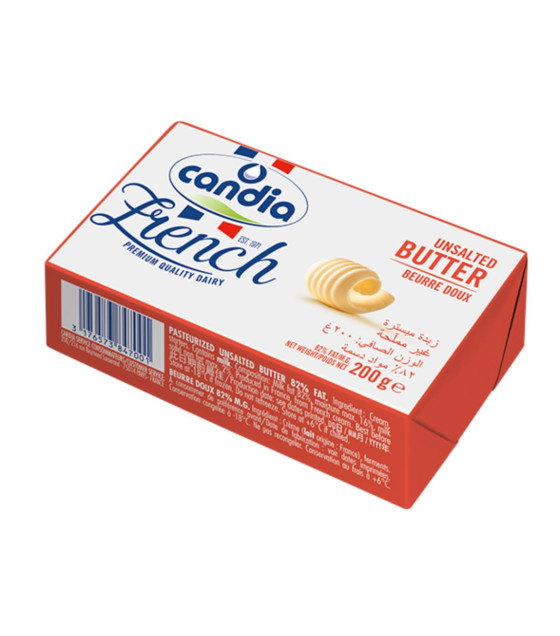 CANDIA Unsalted Butter 82% - 200g (best before 01.03.25)