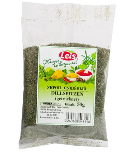 LEIS Dill dried - 50g (best before 03.11.25)