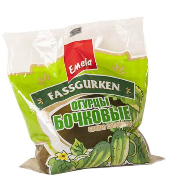 EMELA Soured Barrel Cucumbers in brine - 680g (best before 13.04.26)