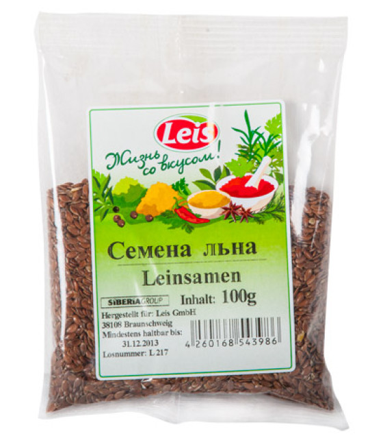 LEIS Flax Seeds - 100g (best before 04.11.25)