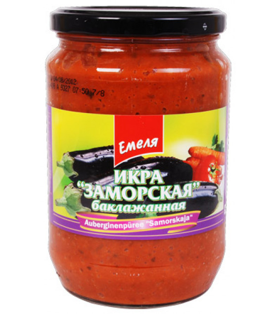 EMELA Eggplant Caviar Spread "Zamorskaya" - 680g (best before 30.08.25)