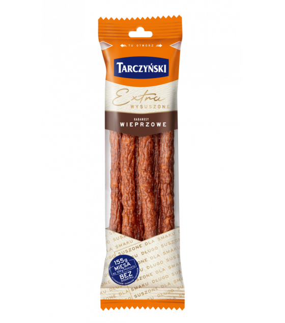 TARCZYNSKI Kabanos EXTRA Pork smoked sausages (Wieprzowe) - 130g (best before 23.04.25)