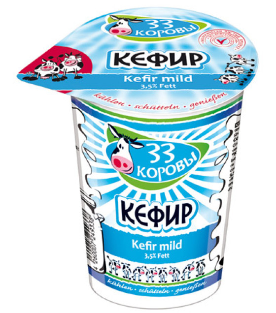 33 KOROVY Kefir 3,5% fat - 500g (best before 17.10.24)