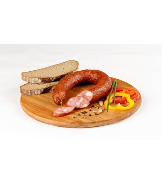 KOLBASPROM Sausage "Krakowskaya" Ring (weight) - around 400g (best before 10.10.24)