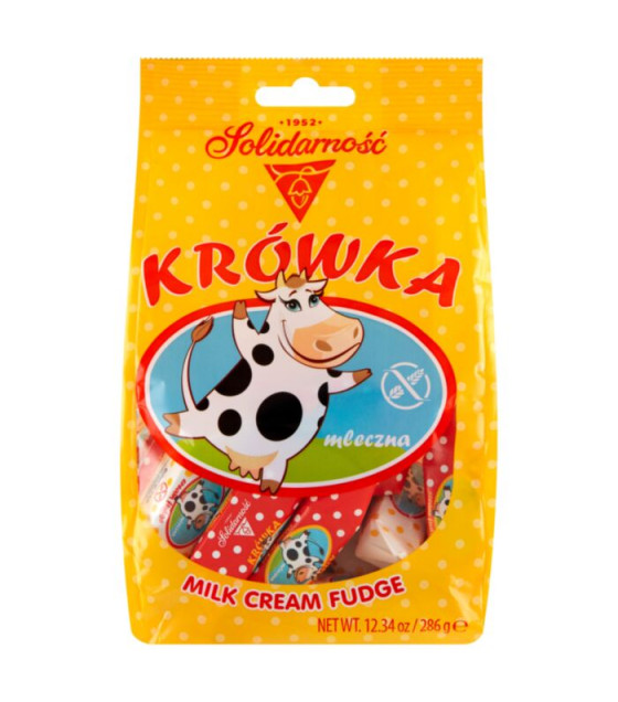 SOLIDARNOSC Milk Cream Fudge Candies "Krowka" - 135g (best before 30.01.25)