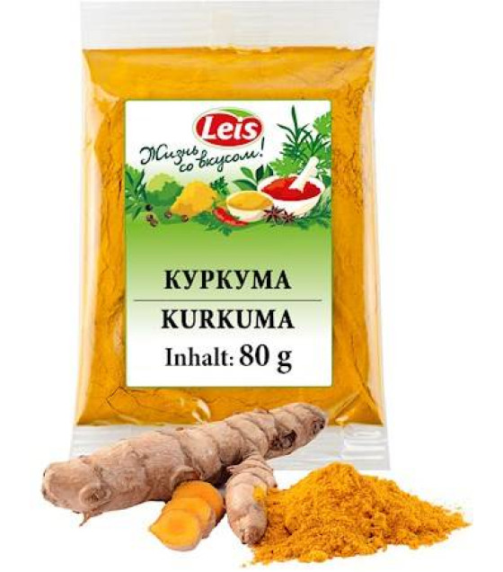 LEIS Turmeric Powder (Kurkuma) - 80g (best before 07.11.25)