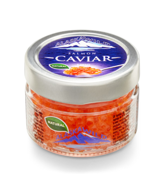 Salmon Caviar "Alaska Wild" Rainbow Trout Roe (Gorbusha) - 100g (best before 13.08.25)