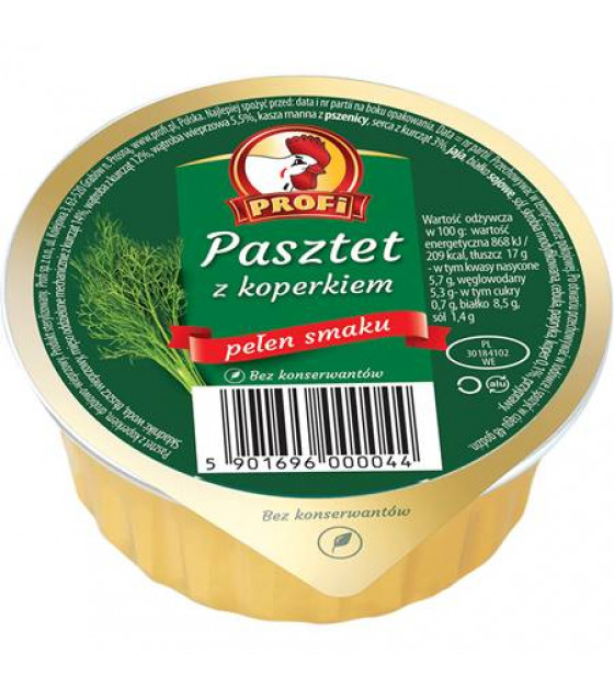 PROFI Chicken Pate with Dill (z Koperkiem) - 131g (best before 05.07.26)