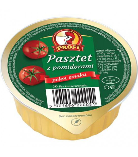 PROFI Chicken Pate with tomatoes - 131g (best before 04.11.24)