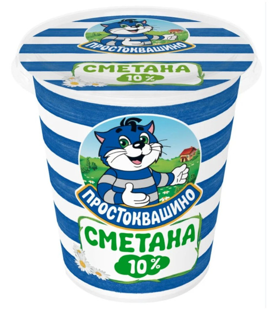 PROSTOKVASHINO Sour Cream 10% - 300g (best before 06.04.26)