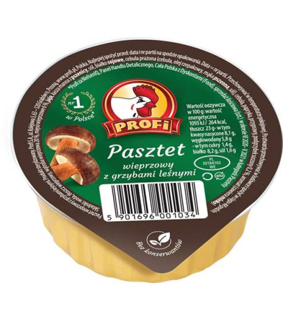 PROFI Pork Pate with Forest Mushrooms - 130g (best before 03.07.26)