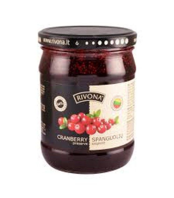 RIVONA Cranberry Preserve - 580g (best before 25.03.25)