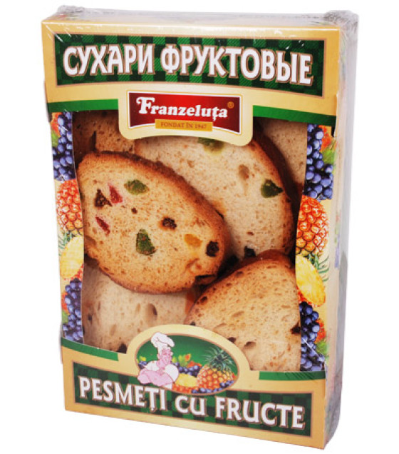 FRANZELUTA Rusks with Fruits - 250g (best before 08.12.24)