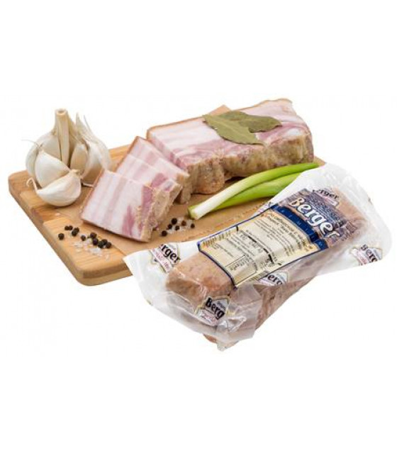 BERGER Pork Fat "Siberian" with garlic (weight) - around 500g (best before 27.05.25)