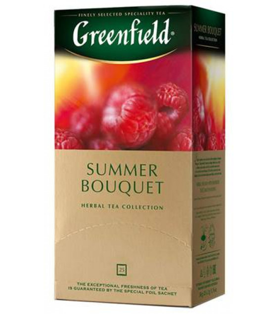 GREENFIELD Summer Bouquet Herbal Tea (25x2g bags) - 50g (best before 30.02.25)