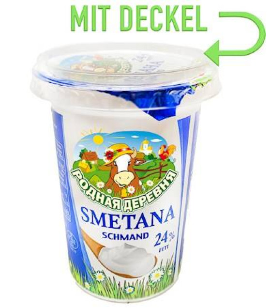 RODNAYA DEREVNYA  Sour Cream 24% - 375g (best before 01.10.24)