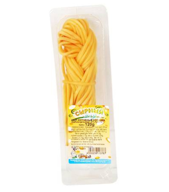 CHEESE WORLD Cheese "Braid" Smoked 27% - 120g (best before 02.11.24)