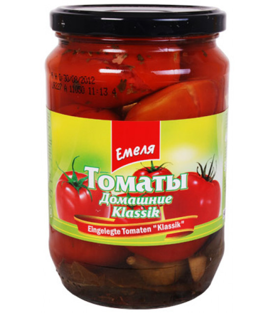 EMELA Pickled Tomatoes "Domashnie Klassik" - 670g (best before 30.08.26)