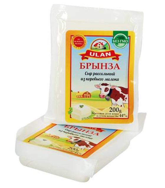 ULAN Cheese "Brynza" from Cow milk 44% - 200g (best before 31.01.25)